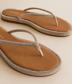 Shoes | Madden Girl Aaliiyah Glitz Flip Silver Mlt