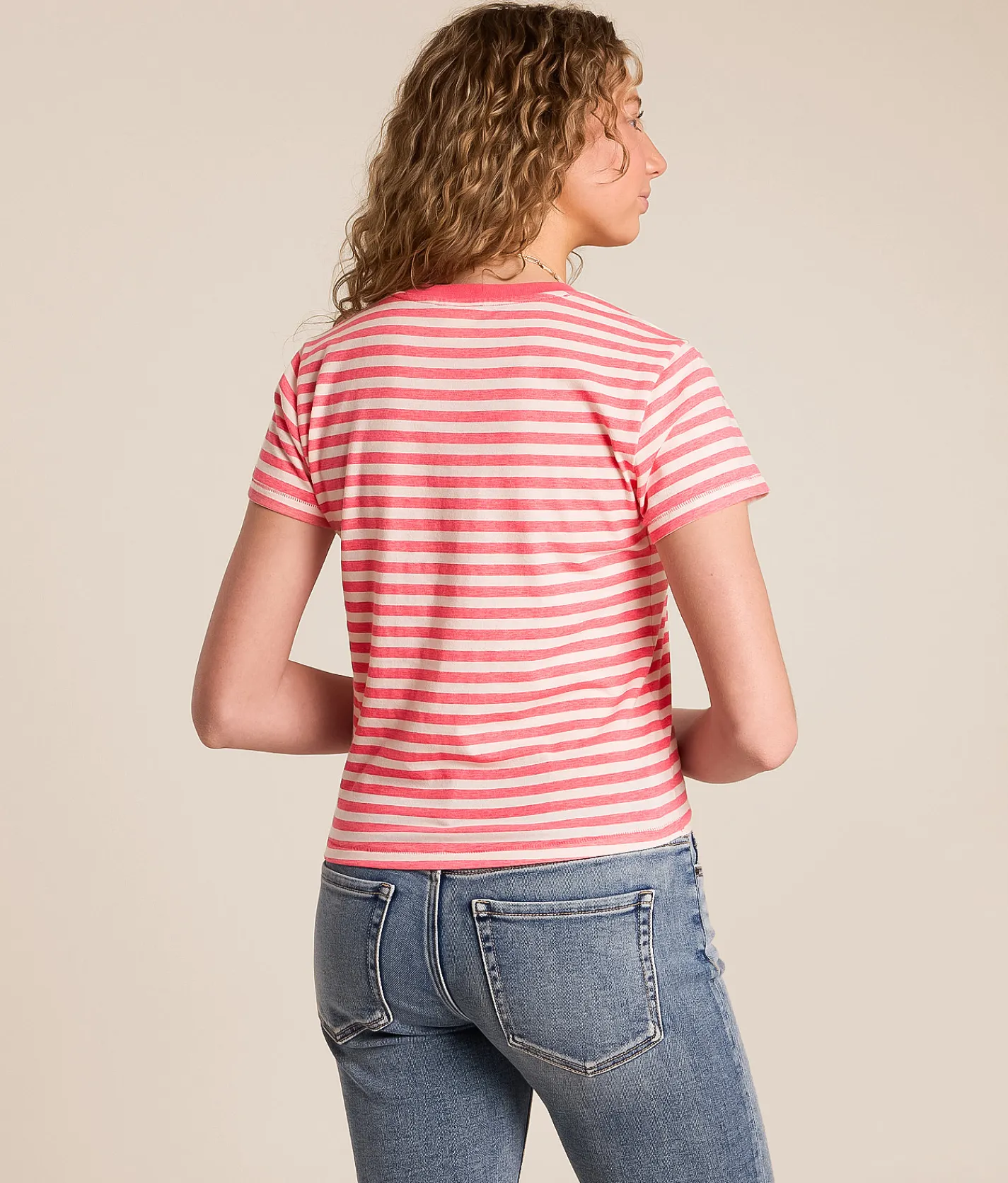 Tops | White Crow Abby Striped T-Shirt Paloma