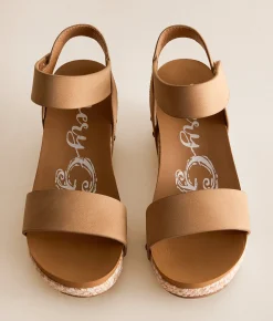 Shoes | Very G Abby Wedge Sandal Nude