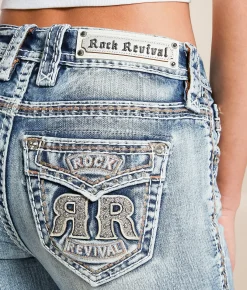 Rock Revival Abelia Mid-Rise Boot Stretch Jean Abelia MB200 Online