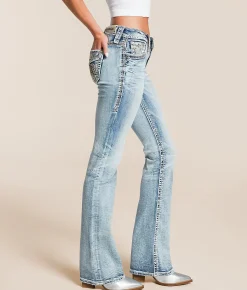 Jeans | Rock Revival Abelia Mid-Rise Boot Stretch Jean Abelia MB200