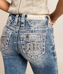 Jeans|Bottoms | Rock Revival Abelia Mid-Rise Tailored Boot Stretch Jean Abelia MT201