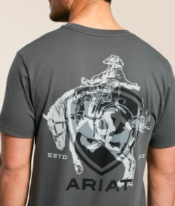 Graphic T-Shirts | Ariat Abilene Shield T-Shirt Dark Shadow