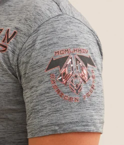 American Fighter Abo T-Shirt Heather Grey Discount