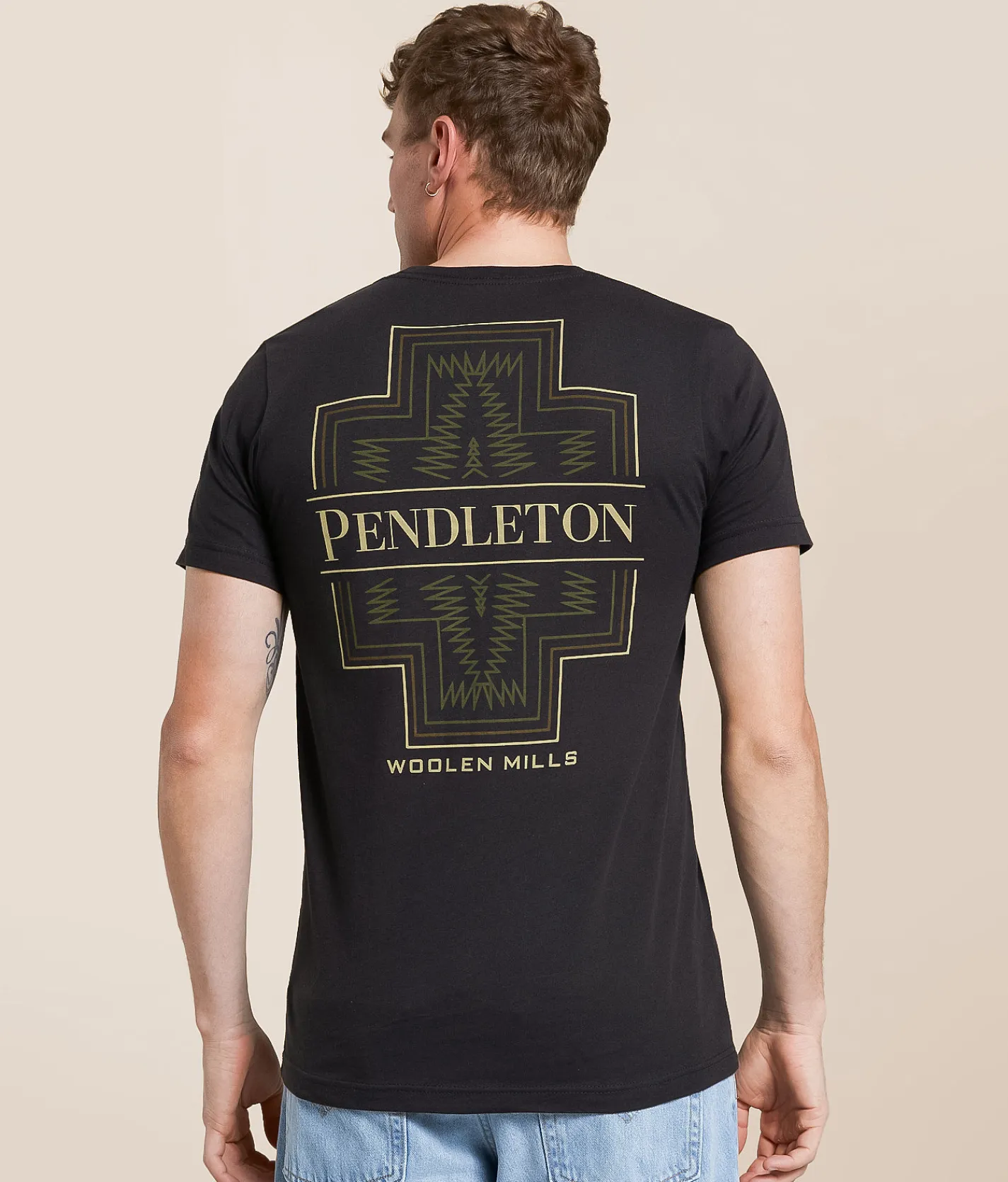 Pendleton Abstract Harding T-Shirt Vintage Black