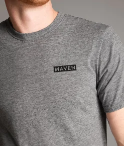 Maven Co-op Abstract T-Shirt Charcoal Hot