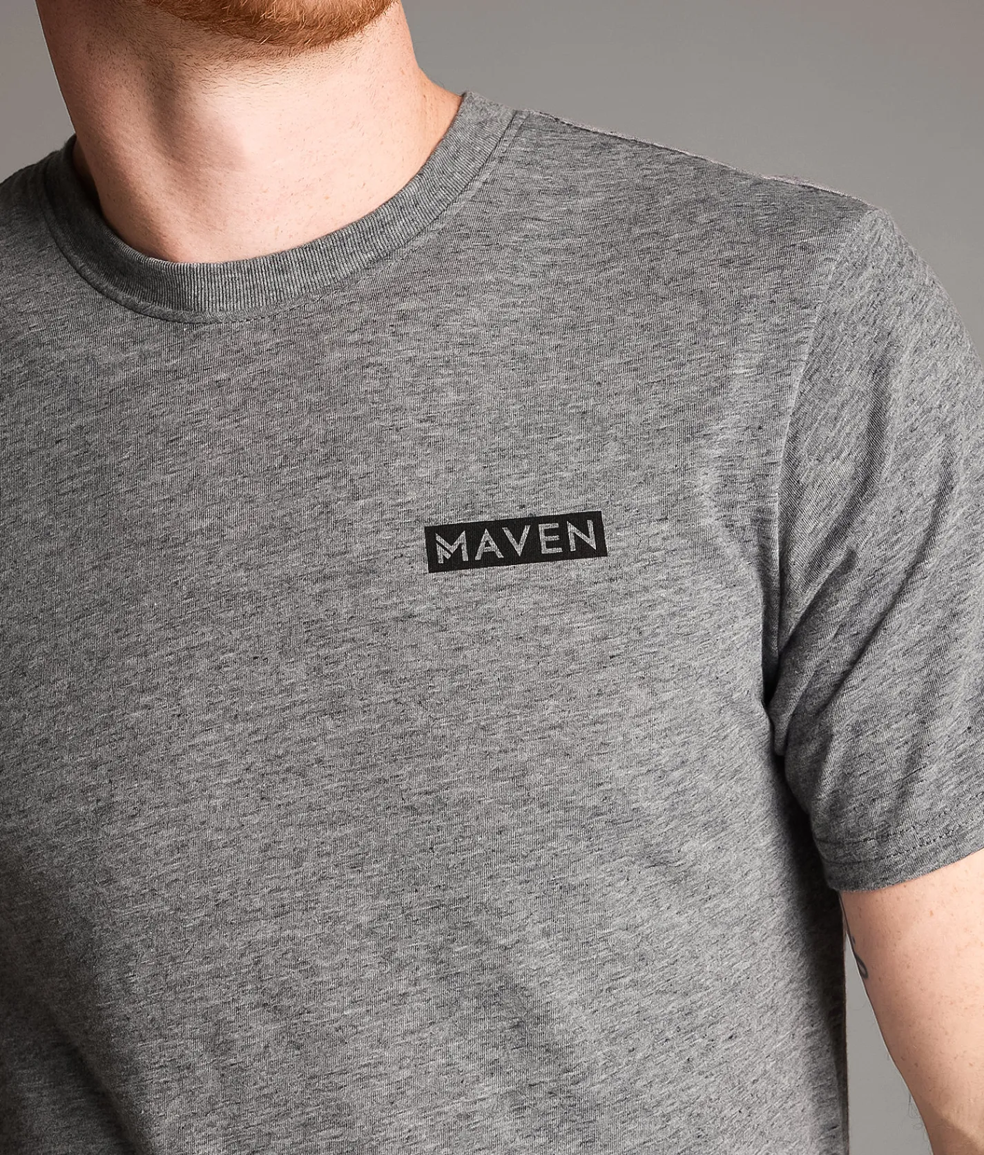 Maven Co-op Abstract T-Shirt Charcoal Hot