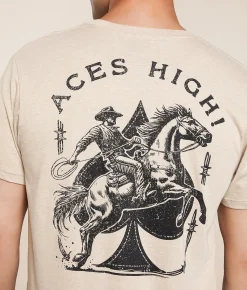 Ariat Aces High Bronc T-Shirt Brindle Heather Hot