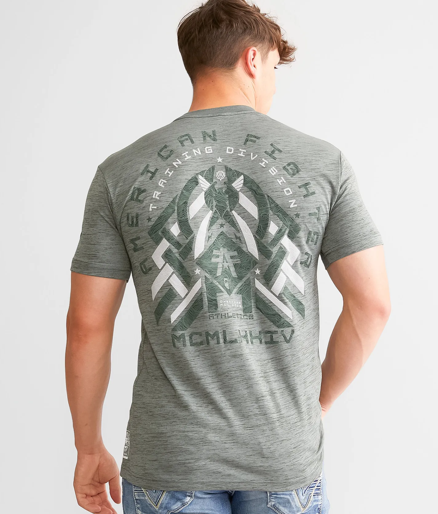 Graphic T-Shirts | American Fighter Acra T-Shirt Sage Dark Sage