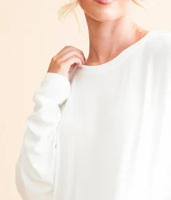 Tops | Z Supply Active Clarie Ribbed Knit Top Latte
