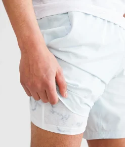 Bottoms|Activewear | Veece Active Stretch Short Light Blue
