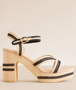 Shoes | Matisse Adelaide Heeled Sandal Natural Black