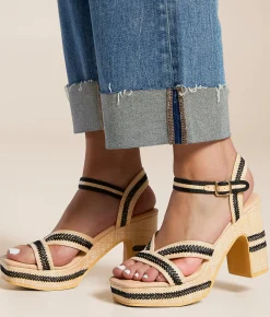 Shoes | Matisse Adelaide Heeled Sandal Natural Black
