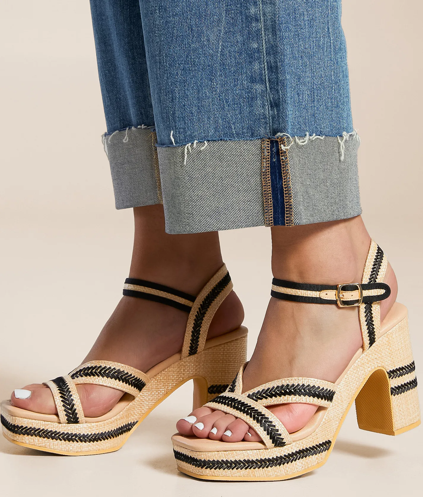 Shoes | Matisse Adelaide Heeled Sandal Natural Black