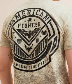 Graphic T-Shirts | American Fighter Aden T-Shirt Twill Summer Sand