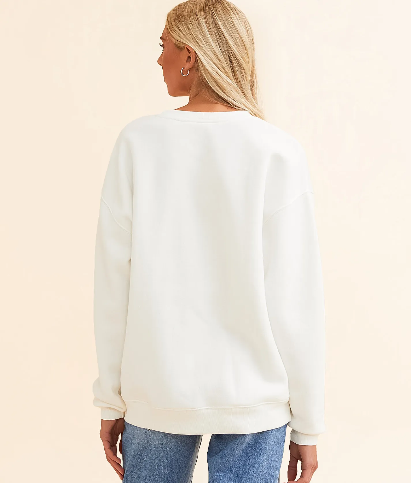 Goodie Two Sleeves Aerosmith Boston Oversized Band Pullover Whisper White Best