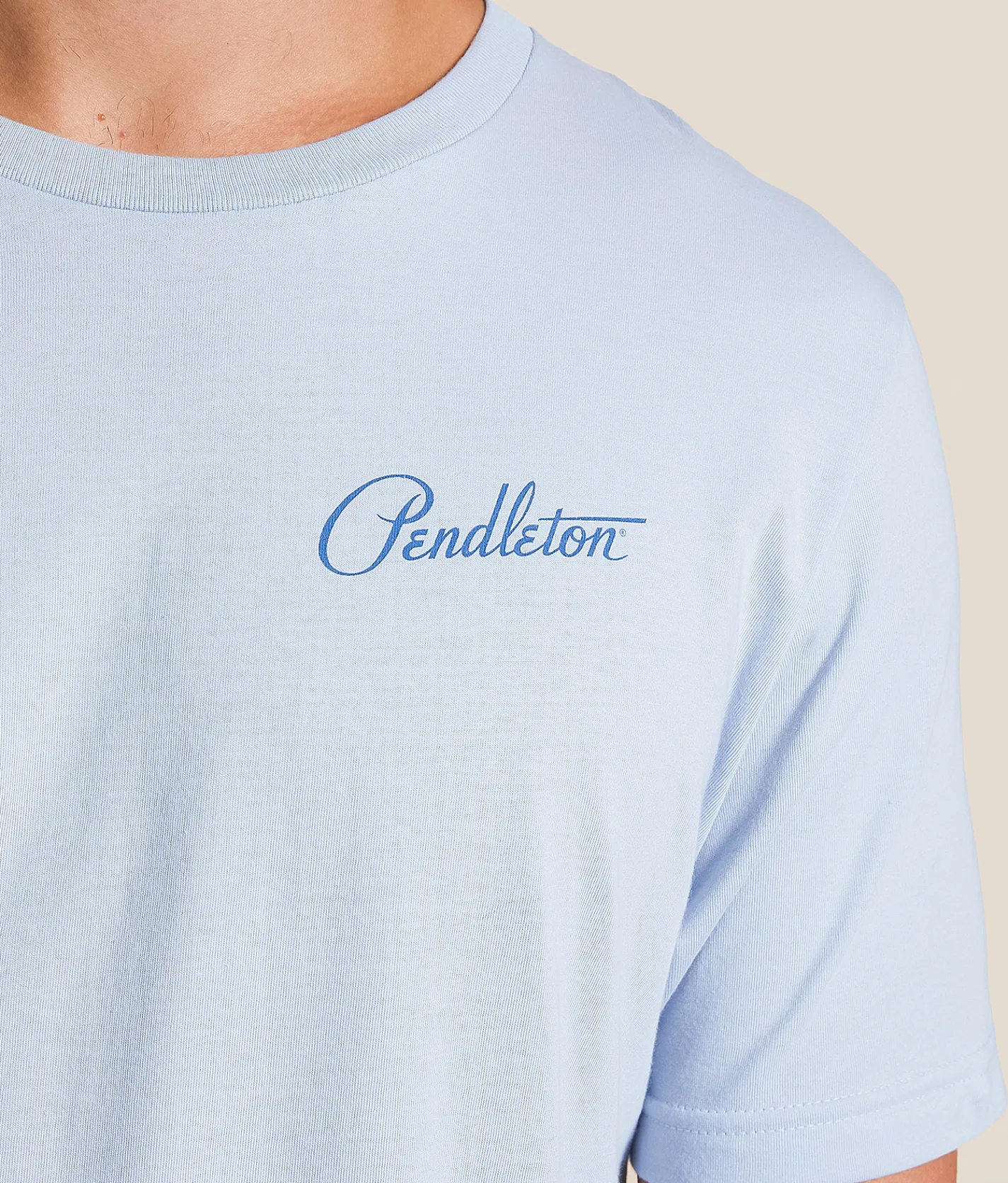 Graphic T-Shirts | Pendleton Agate Beach T-Shirt Light Blue