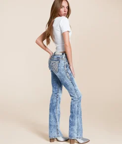 Jeans|Bottoms | Rock Revival Agate Low Rise Boot Stretch Jean Agate B201