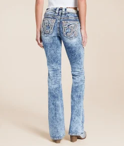 Jeans|Bottoms | Rock Revival Agate Low Rise Boot Stretch Jean Agate B201