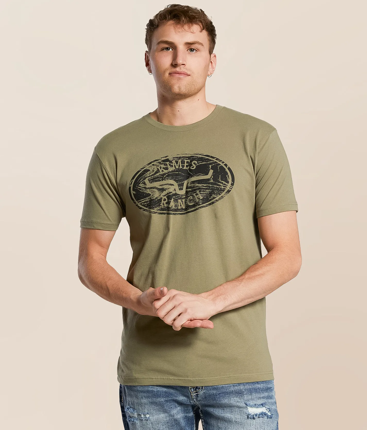 Graphic T-Shirts | Kimes Ranch Aged Trunk T-Shirt Light Olive