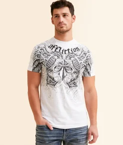 Graphic T-Shirts | Affliction Aguilas T-Shirt White