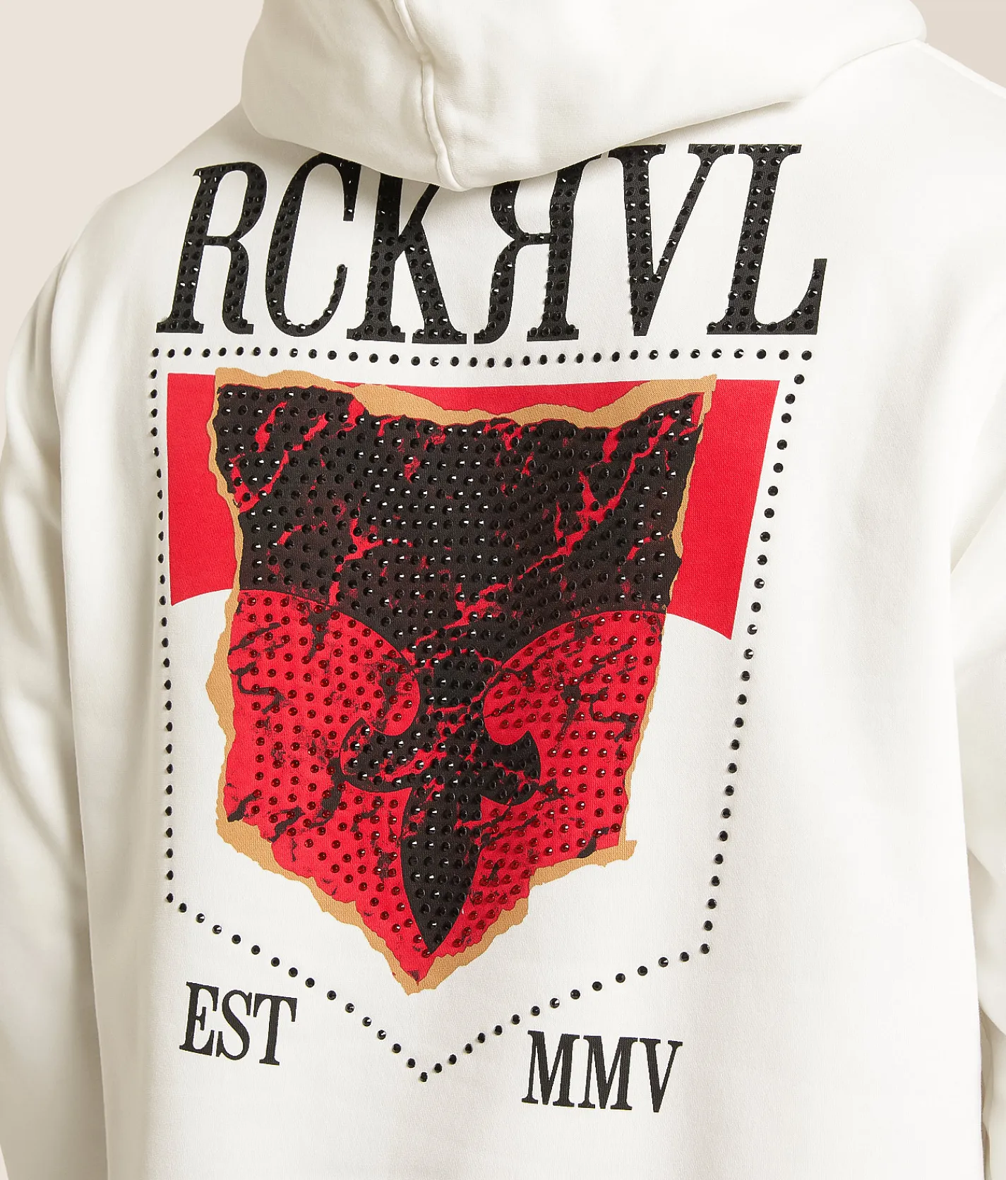 Tops | Rock Revival Aidan Hooded Sweatshirt White