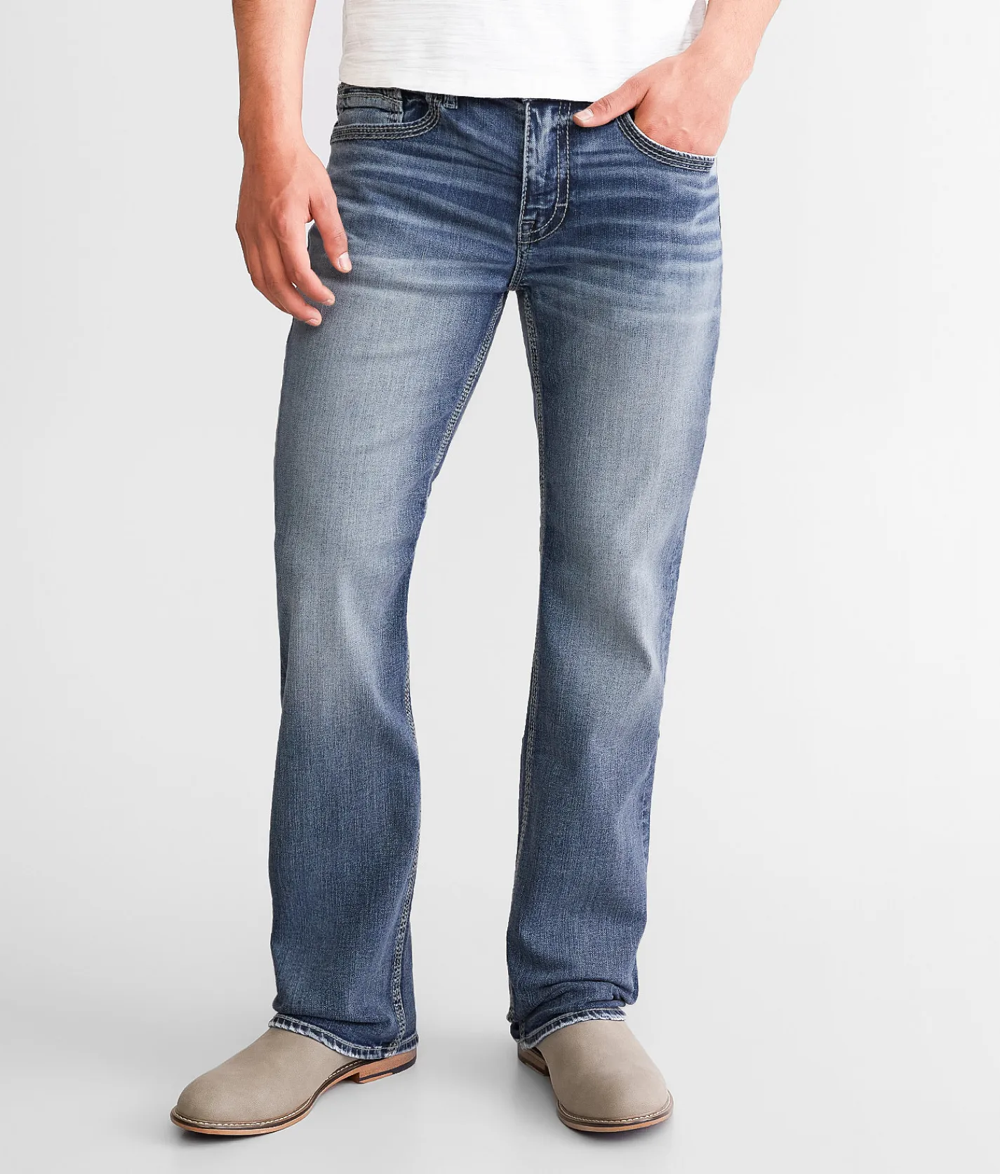 Bottoms|Bke Jeans | BKE Aiden Boot Stretch Jean Terrapene