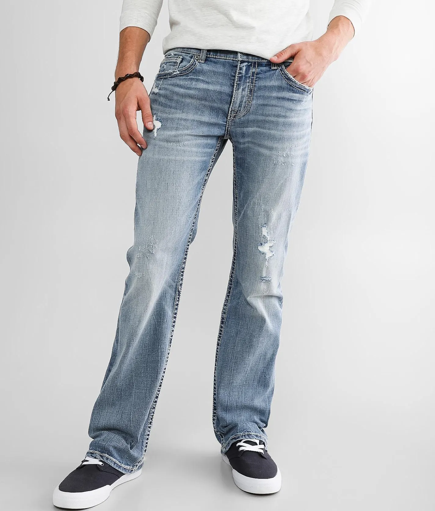 Sale Jeans|Bottoms | BKE Aiden Boot Stretch Jean Percy