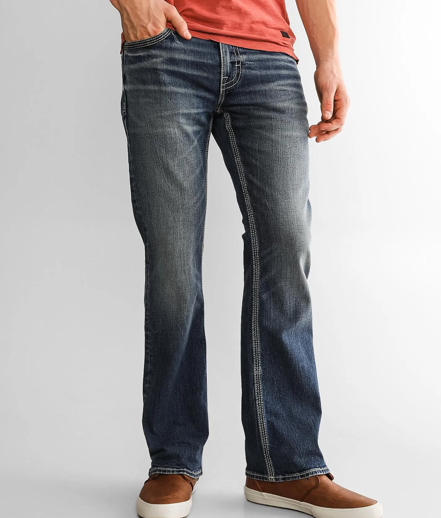 Sale Jeans|Bottoms | BKE Aiden Boot Stretch Jean Shine