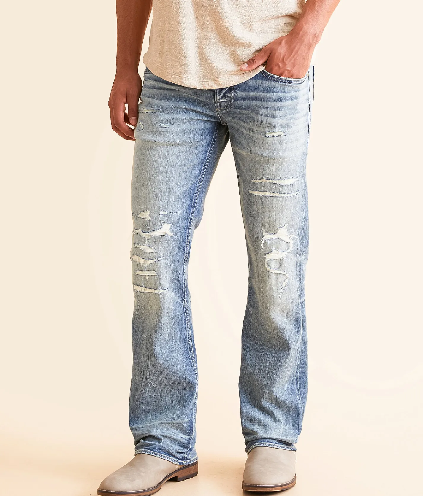 Sale Jeans|Bottoms | BKE Vintage Aiden Boot Stretch Jean Wash 001