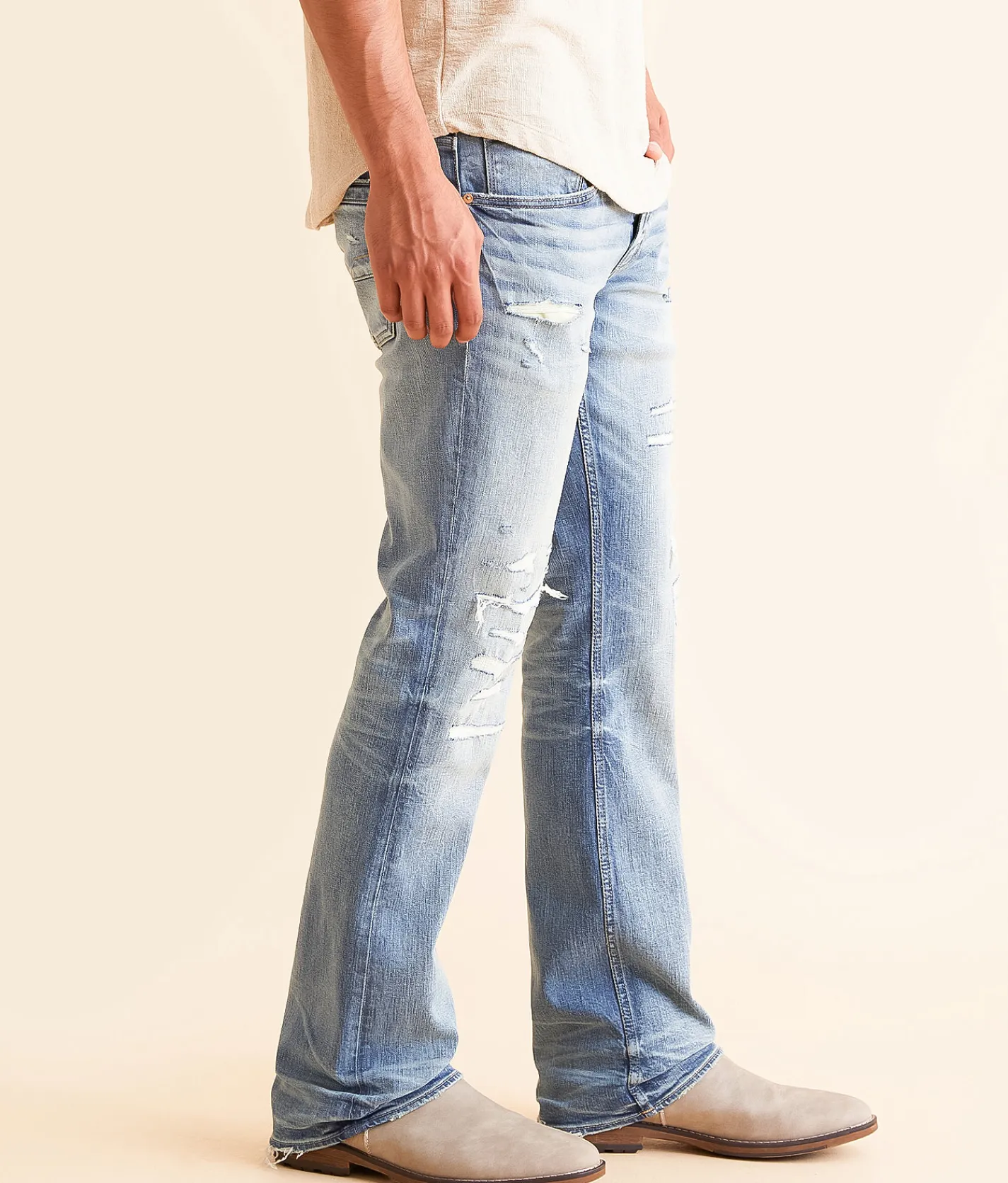 Sale Jeans|Bottoms | BKE Vintage Aiden Boot Stretch Jean Wash 001
