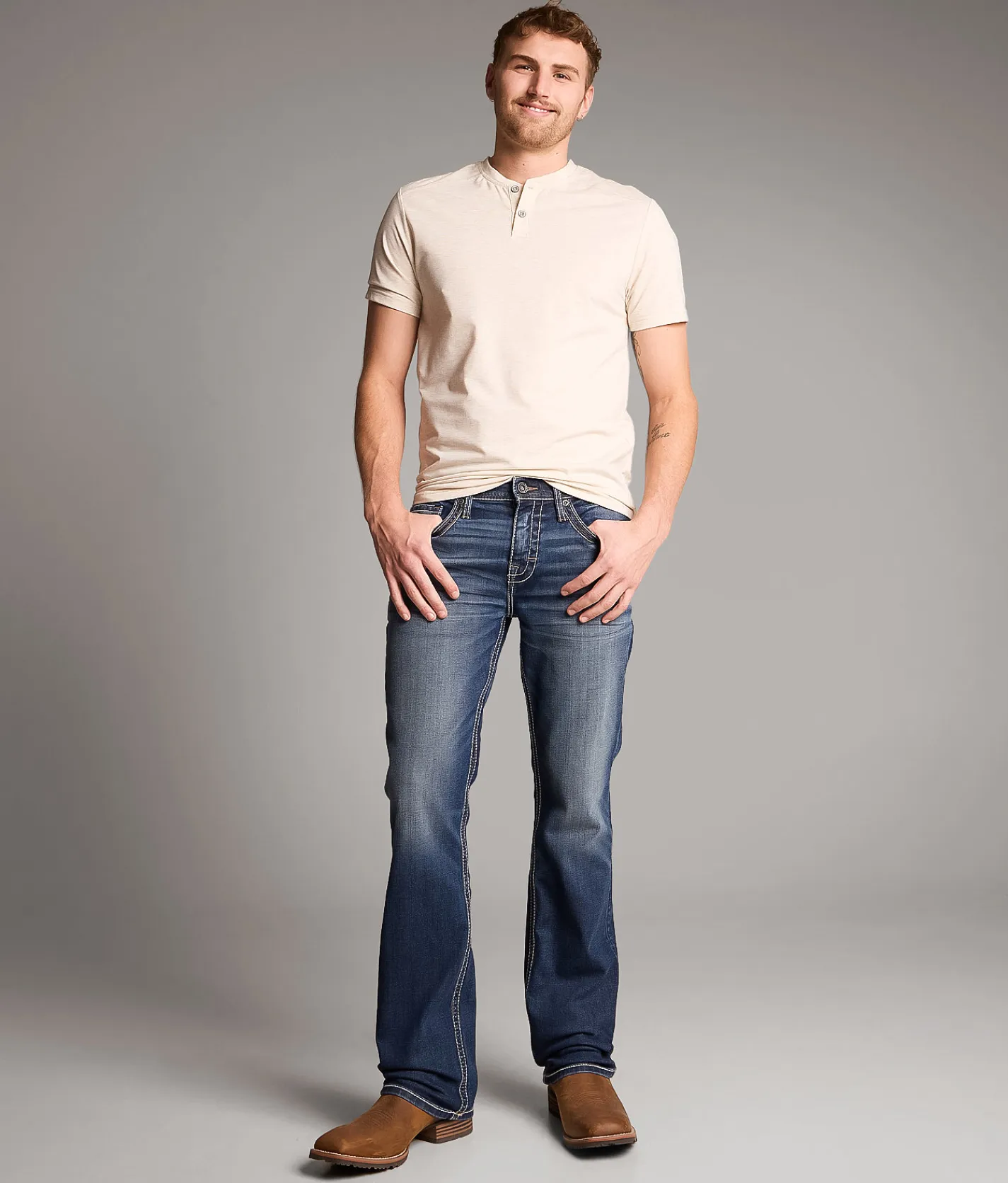Bottoms|Jeans | BKE Aiden Boot Stretch Jean Nugget