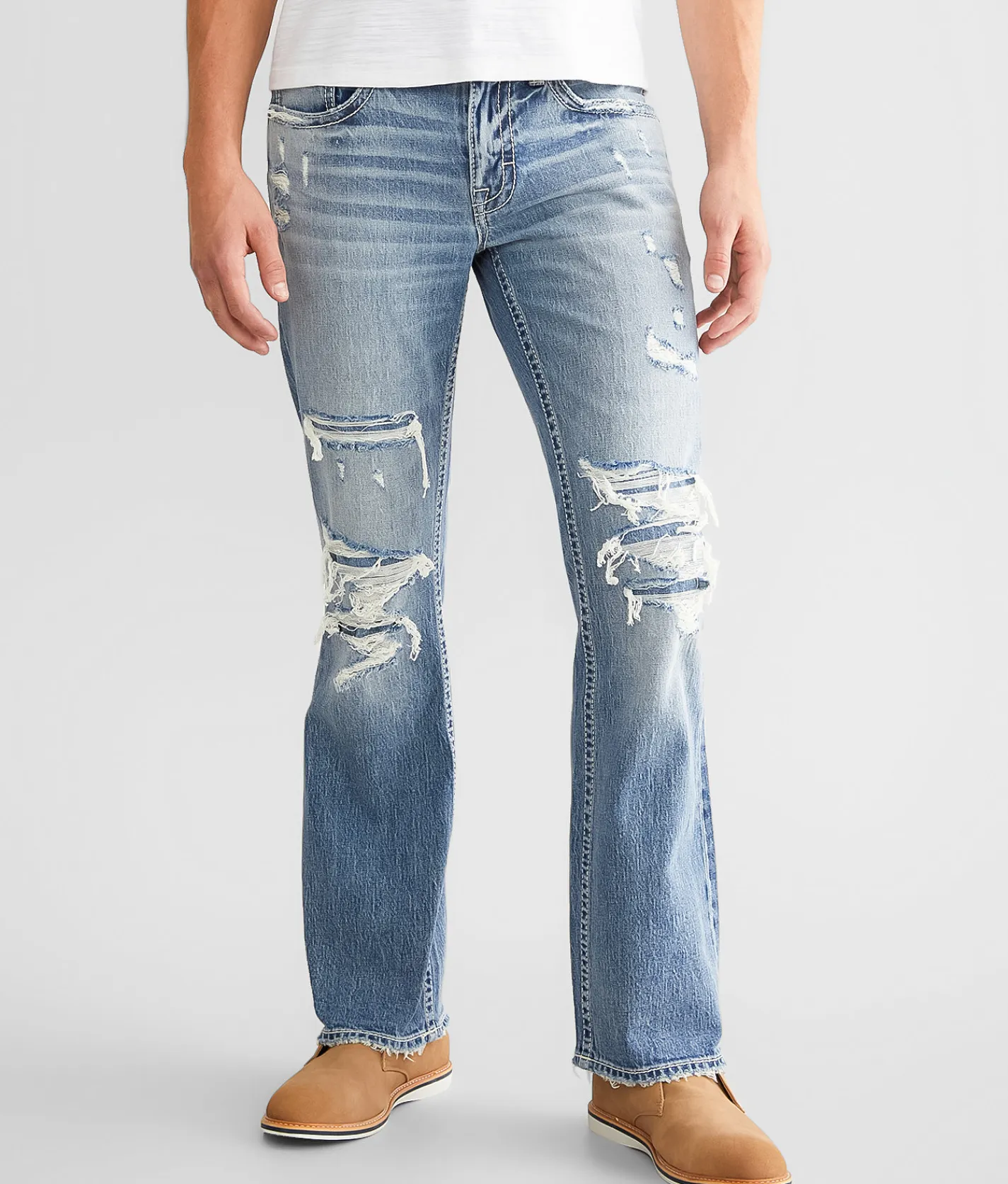 BKE Aiden Boot Stretch Jean Riffel New