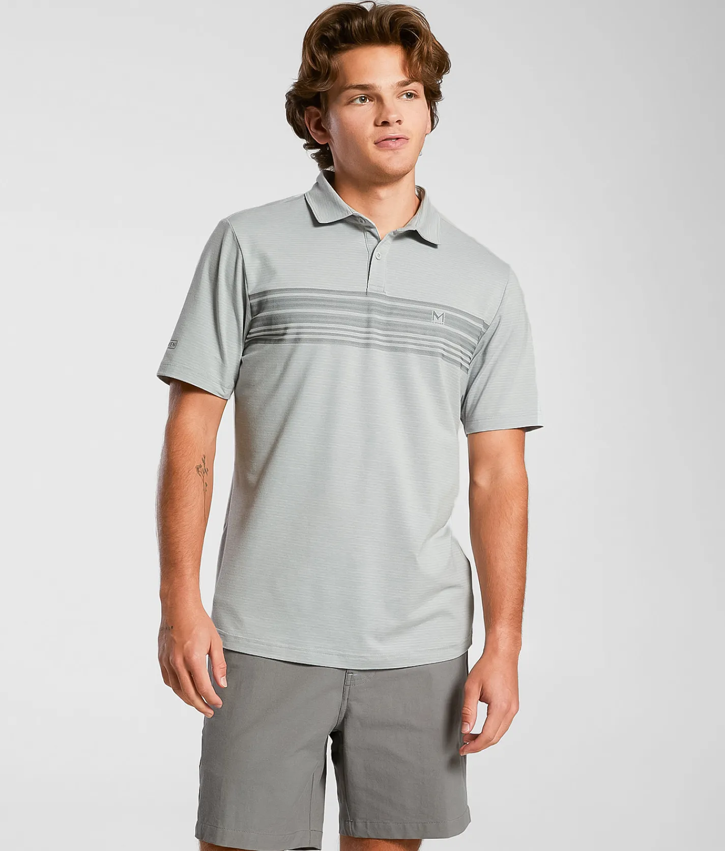Maven Co-op Aim Performance Polo Light Grey Outlet