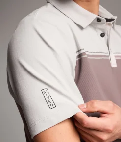 Maven Co-op Aim Performance Polo Silver Mauve Sale