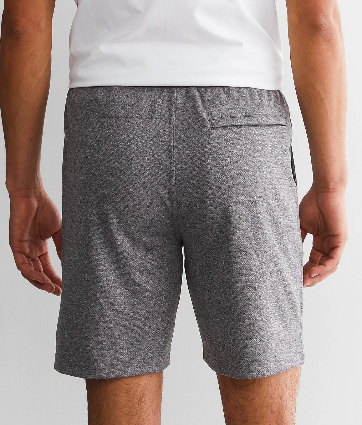 Bottoms|Activewear | BKE Ainsley Performance Knit Short Grey