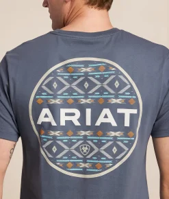 Tops|Graphic T-Shirts | Ariat Airflow Circle T-Shirt Grisalle