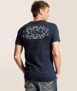 Ariat Airflow Southwest T-Shirt Navy Ink Online