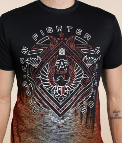 Graphic T-Shirts | American Fighter Airmount T-Shirt Black Red