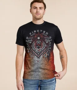 Graphic T-Shirts | American Fighter Airmount T-Shirt Black Red