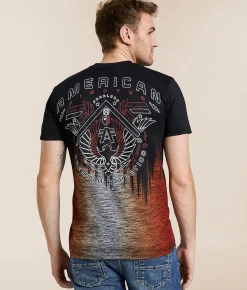 Graphic T-Shirts | American Fighter Airmount T-Shirt Black Red