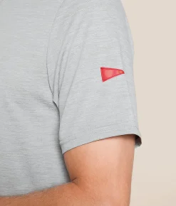 Florence Marine X Airtex Performance T-Shirt Light Heather Grey Discount