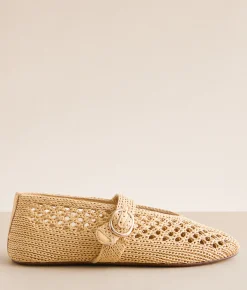 Steve Madden Alara Raffia Shoe Natural Raffia Sale