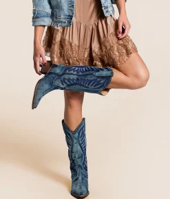 Shoes | Steve Madden Albany Western Boot Denim