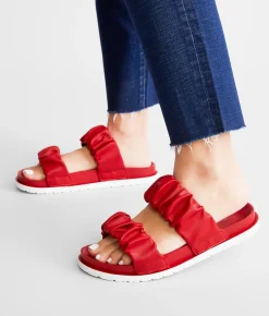 Qupid Albina Sandal Red Hot