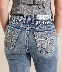 Rock Revival Aldine Curvy High Rise Boot Stretch Jean Aldine HB200 Outlet
