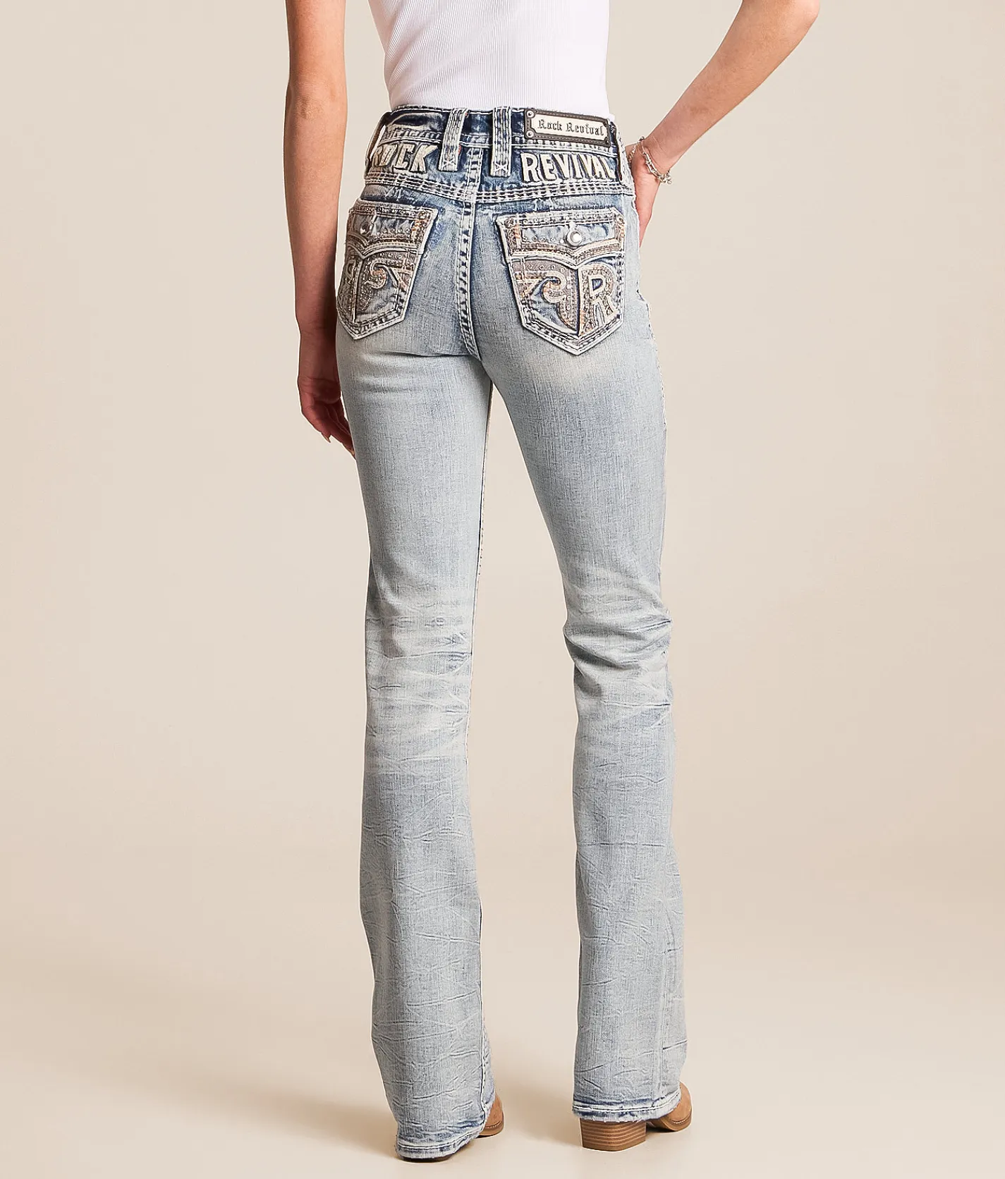 Jeans|Bottoms | Rock Revival Aldine High Rise Tailored Boot Stretch Jean Aldine UT201