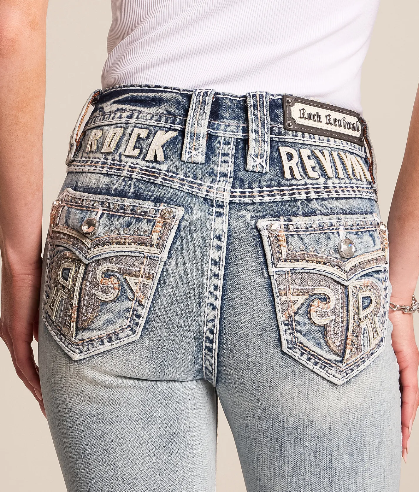 Jeans|Bottoms | Rock Revival Aldine High Rise Tailored Boot Stretch Jean Aldine UT201