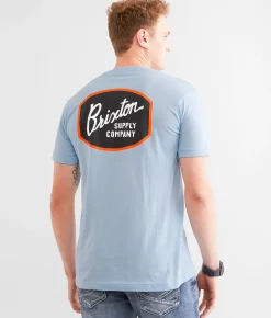Brixton Aldridge T-Shirt Chinios Green