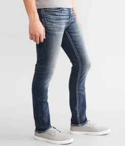 BKE Alec Skinny Stretch Jean Fleck Hot